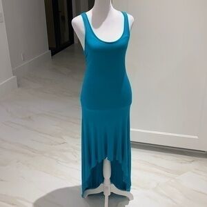 Women’s High Low dress Aqua blue Small